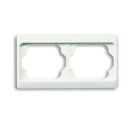 Busch-Jaeger 1722 KA-22G cover frame, 2-way frame ivory/white
