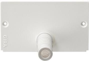 Gira 135827 end cap profile 55 pure white