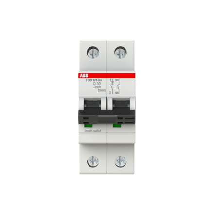 ABB Stotz-Kontakt 2CDS271446R0301 S201MT-D30NA D-Char.10kA 30A 1P+NA circuit breaker