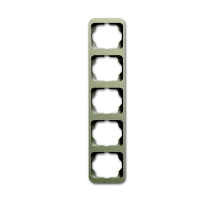 Busch-Jaeger 1735-260 cover frame, 5-way frame palladium