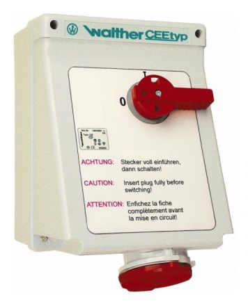Walther AD160 63A 400V 4-pin CEE wall socket