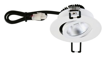 EVN PC20030102 3W 3000K 300lm R sb ws LED recessed ceiling spotlight