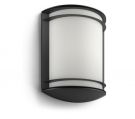 Philips 173203016 Antelope 6W 600lm 2700K IP44 black LED wall light