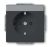 Busch-Jaeger 20 EUCNB-81 SCHUKO® socket insert, with label field anthracite