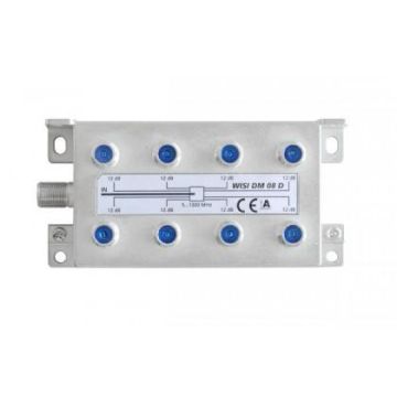 WISI DM08D 8-way CATV distributor 5...1300 MHz