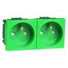 Hochköpper 00406441 B 6272.42 EMS SI 2-way green socket