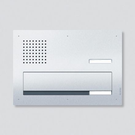 Siedle 210007720-00 F CL BD3A 01 B-0 Audio Cl. Stainless steel brushed pass-through letterbox