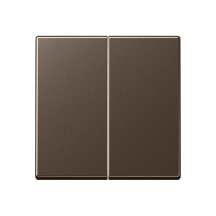 Jung A1702MO LB-Management button 2-way, Duroplast painted, Series A, mocha