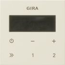 Gira 248001 operating unit flush-mounted radio RDS System 55 cream white