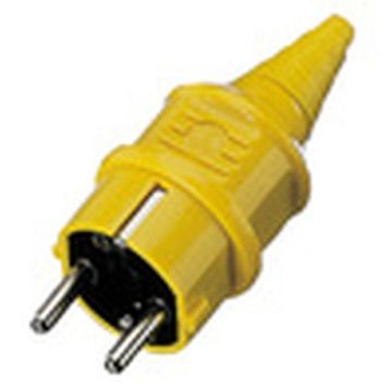 Mennekes 10840 16A2P+E 230V yellow plug SCHUKO