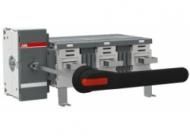ABB Stotz-Kontakt OT1250EM03W4P, earthing switch 3-pole with handle and shaft/large phase spacing, 1SCA115805R1001