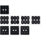 MERTEN MEG6270-0011 Foil set System Design | for KNX push button sensor Pro | black