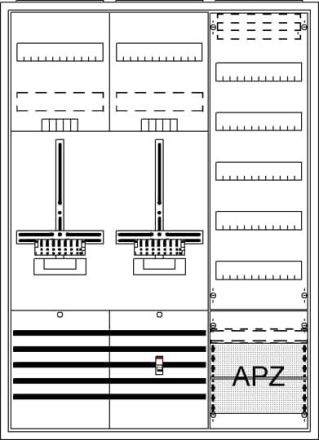 ABB Striebel & John 2CPX054267R9999 DA37PG AP 3Pkt.A37 2Z1V5A2 Complete cabinet