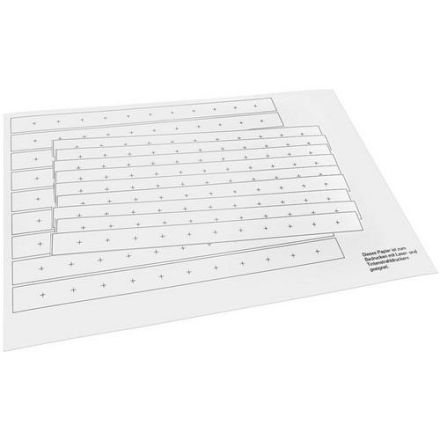 ABN SKBS9N10 circuit 9-f. self-adhesive A4 (PK=10pcs.) labeling strip set