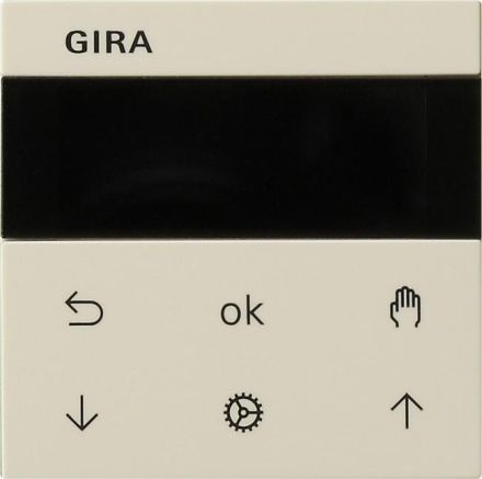 Gira 536601 blind and timer display system 55 cream white