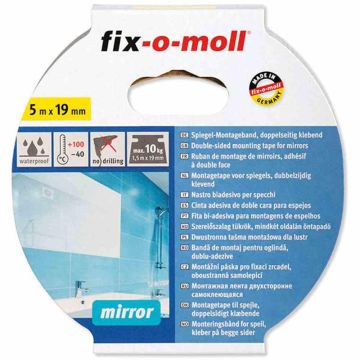 FIX-O-MOLL 3563056 mirror mounting bracket white 5m 19mm