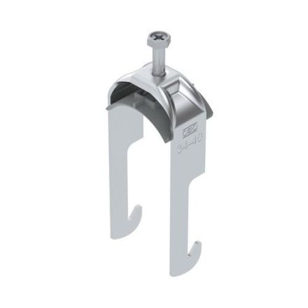 OBO Bettermann 1187932 2056 BS-W1-K-40 ALU 34-40mm aluminum clamp
