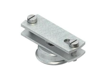 Niedax 211 for strap iron with cup washer 10mm spacer clamp