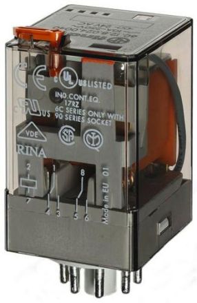Finder 60.12.8.230.0054 Industrial plug-in relay