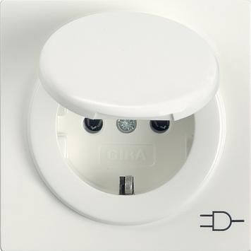 Gira 045440 SCHUKO socket KD S-Color pure white