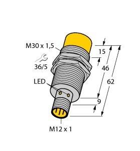 Turck 1646140 NI20U-M30-AP6X-H1141 inductive sensor