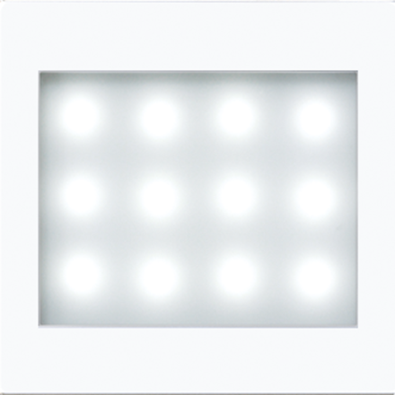 Jung LS539WWLEDLW-12 LED reading light, LS series, alpine white (painted aluminum)