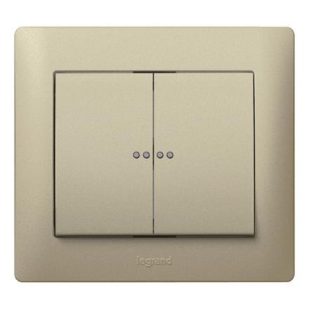Legrand 771479 series rocker Galea titanium, (Titanium)