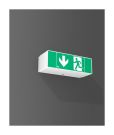 RZB 672190.002 2x1.1W 230x106x76 LED emergency light