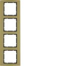 Berker 10143016 frame aluminum, gold/anthracite Berker B.3