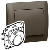 Legrand 775692 room thermostat insert Komfort Galea dark bronze, (brown)