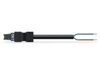 Wago 771-8982/116-603 connection cable 2x1.5mm² Bu, 6m, black