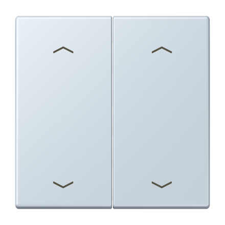 Jung LC102P209 rocker switch, with arrow symbols for 2-way button, LS series, outremer pale