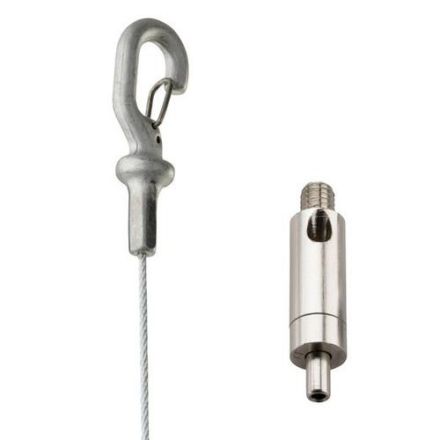 Erico Caddy 196028 SLDM615L1 D: 1,5mm, L: 1m, hook M6 steel cable system