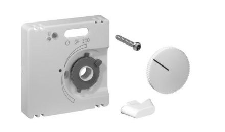 Alre-It UN990028 JZ-007.100 55x55mm pure white glossy cover for UP controller