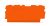 Wago 2000-1492 0.7mm thick orange end plate and intermediate plate
