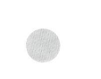 EFAPEL ROUND GRILLE FOR LOUDSPEAKER 5" WHITE