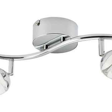 LEDINO 50220103001012 2x LED spotlight bars 2x 5 W, chrome