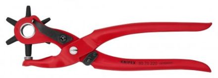 Knipex 90 70 220 red lacquered 220mm revolving hole punch