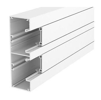 OBO Bettermann GA-53165RW Rapid 45-2 2-compartment aluminum 2m device installation duct, 6112600