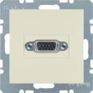 Berker 3315418982 VGA socket with screw lift terminals white, glossy Berker S.1
