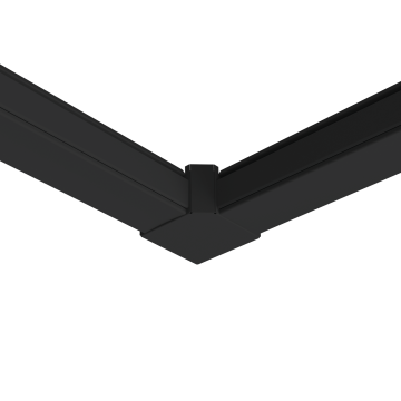 Regiolux 19200072104 SRT-KL node L-shape black rail connector