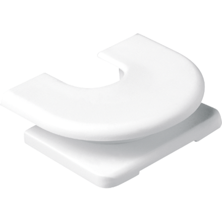 Jung 11WW cable and mini duct entry slide, thermoplastic, alpine white