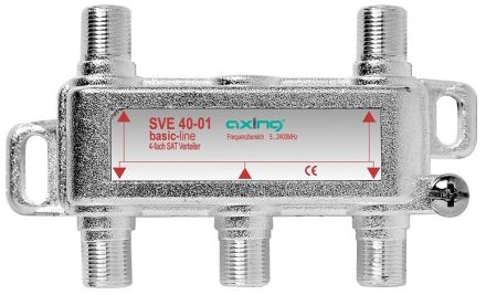 Axing SVE04001 4-way SAT distributor basic-line