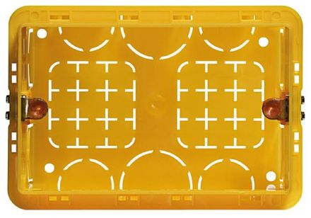 Bticino 503E flush-mounted box, (yellow)