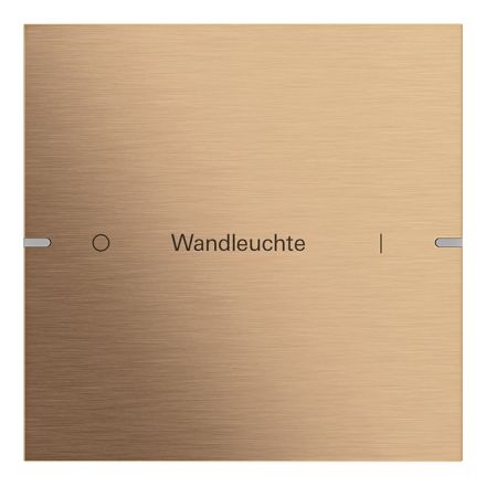 GIRA 503138 rocker set writable for push button sensor 4 | 1-way | bronze