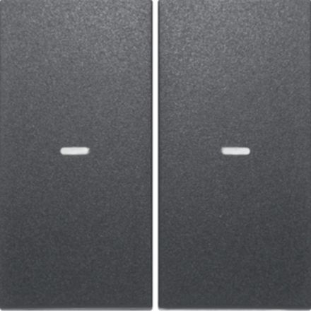 BERKER 80960385 Cover for touch sensor S.1/B.3/B.7 | 2-way | matt anthracite