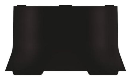 Theben 9070600 AP frame 110A BK black AP frame