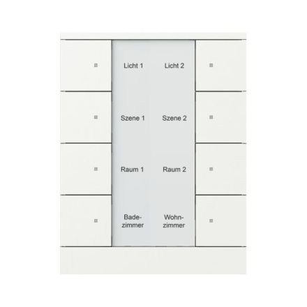 BUSCH-JAEGER SB/U8.0.11-884 KNX push button sensor Tenton | 8-way | studio white matt