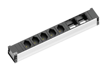Bachmann 912.019 power strip 7f black CONI 0.1m IP20