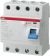 ABB Stotz-Kontakt F204 A-63/0.5, residual current device 4P, type A, 63A, 500mA, 2CSF204101R4630
